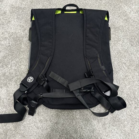 Crumpler The Seedybar Backpack Black Green Ripstop Nylon Reflective - Picture 2 of 6